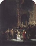 REMBRANDT Harmenszoon van Rijn Christ and the Woman Taken in Adultery Spain oil painting artist